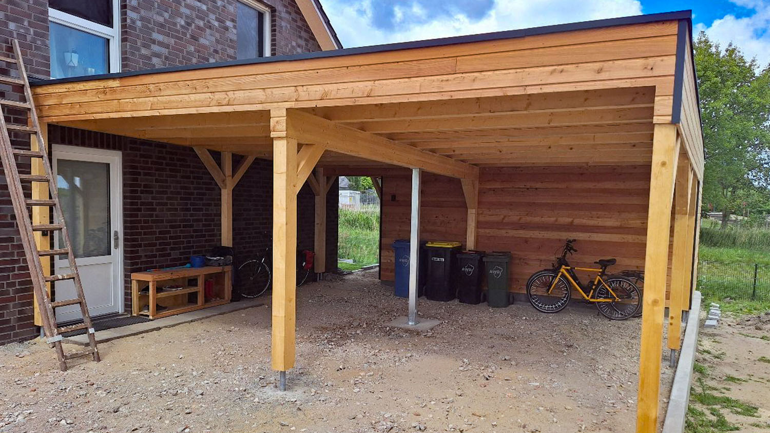 Referenz Carport mit Details
